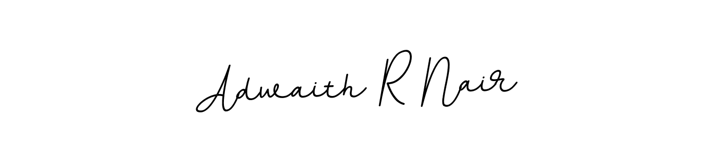 if you are searching for the best signature style for your name Adwaith R Nair. so please give up your signature search. here we have designed multiple signature styles  using BallpointsItalic-DORy9. Adwaith R Nair signature style 11 images and pictures png