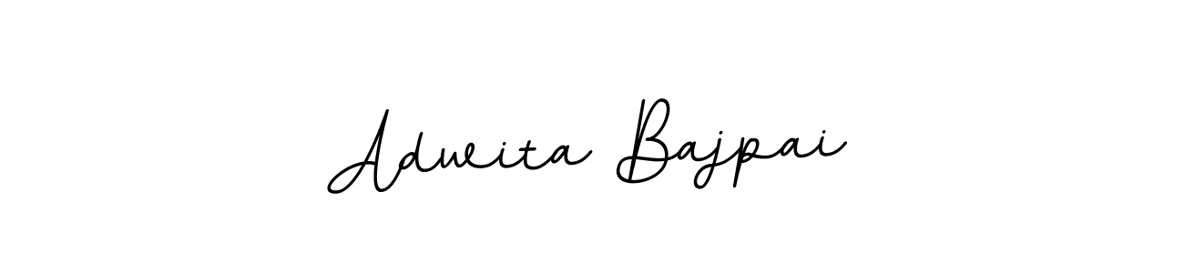 Create a beautiful signature design for name Adwita Bajpai. With this signature (BallpointsItalic-DORy9) fonts, you can make a handwritten signature for free. Adwita Bajpai signature style 11 images and pictures png