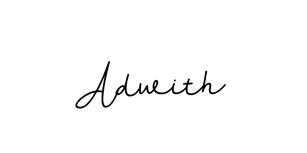 Use a signature maker to create a handwritten signature online. With this signature software, you can design (BallpointsItalic-DORy9) your own signature for name Adwith. Adwith signature style 11 images and pictures png