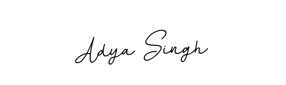 Create a beautiful signature design for name Adya Singh. With this signature (BallpointsItalic-DORy9) fonts, you can make a handwritten signature for free. Adya Singh signature style 11 images and pictures png