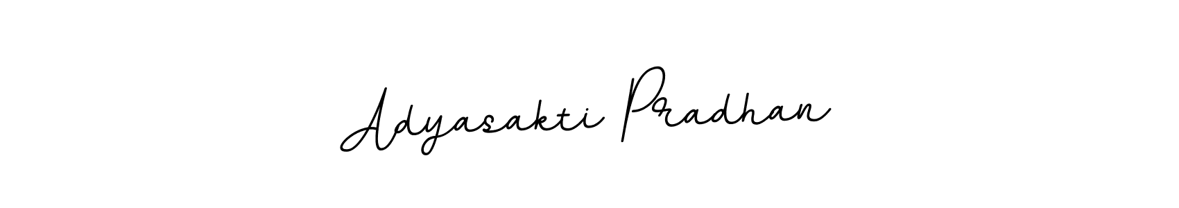 Design your own signature with our free online signature maker. With this signature software, you can create a handwritten (BallpointsItalic-DORy9) signature for name Adyasakti Pradhan. Adyasakti Pradhan signature style 11 images and pictures png