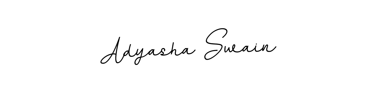 The best way (BallpointsItalic-DORy9) to make a short signature is to pick only two or three words in your name. The name Adyasha Swain include a total of six letters. For converting this name. Adyasha Swain signature style 11 images and pictures png