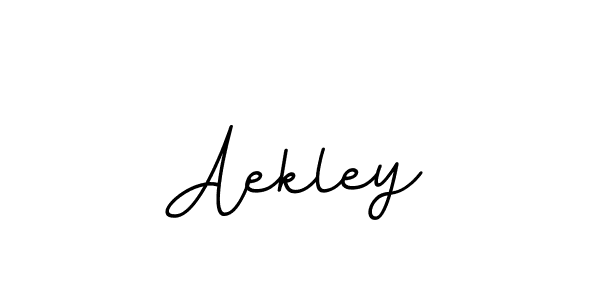 Use a signature maker to create a handwritten signature online. With this signature software, you can design (BallpointsItalic-DORy9) your own signature for name Aekley. Aekley signature style 11 images and pictures png