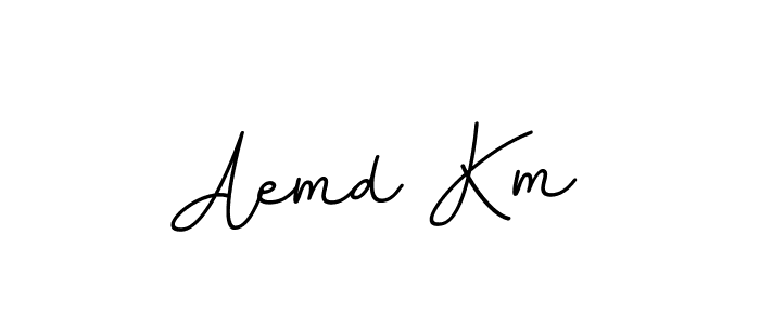 Also we have Aemd Km name is the best signature style. Create professional handwritten signature collection using BallpointsItalic-DORy9 autograph style. Aemd Km signature style 11 images and pictures png