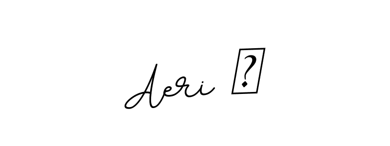 Create a beautiful signature design for name Aeri ⭐. With this signature (BallpointsItalic-DORy9) fonts, you can make a handwritten signature for free. Aeri ⭐ signature style 11 images and pictures png