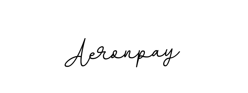 Make a beautiful signature design for name Aeronpay. With this signature (BallpointsItalic-DORy9) style, you can create a handwritten signature for free. Aeronpay signature style 11 images and pictures png