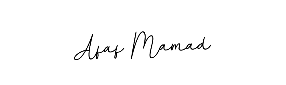 Create a beautiful signature design for name Afaf Mamad. With this signature (BallpointsItalic-DORy9) fonts, you can make a handwritten signature for free. Afaf Mamad signature style 11 images and pictures png