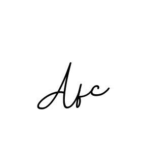 Design your own signature with our free online signature maker. With this signature software, you can create a handwritten (BallpointsItalic-DORy9) signature for name Afc. Afc signature style 11 images and pictures png