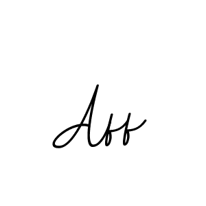 You should practise on your own different ways (BallpointsItalic-DORy9) to write your name (Aff) in signature. don't let someone else do it for you. Aff signature style 11 images and pictures png