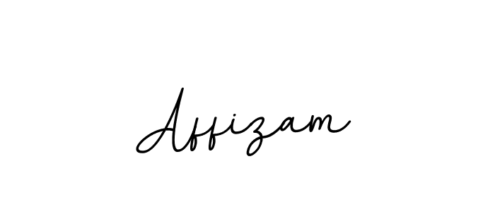 How to make Affizam name signature. Use BallpointsItalic-DORy9 style for creating short signs online. This is the latest handwritten sign. Affizam signature style 11 images and pictures png