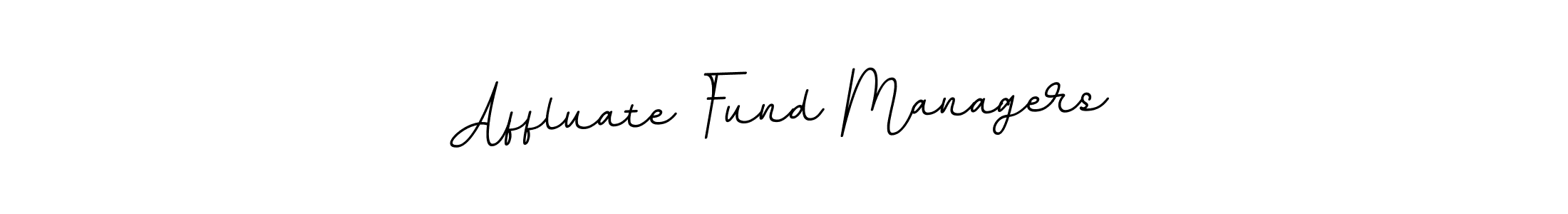 Make a beautiful signature design for name Affluate Fund Managers. With this signature (BallpointsItalic-DORy9) style, you can create a handwritten signature for free. Affluate Fund Managers signature style 11 images and pictures png