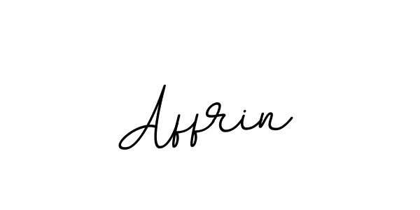 Make a beautiful signature design for name Affrin. With this signature (BallpointsItalic-DORy9) style, you can create a handwritten signature for free. Affrin signature style 11 images and pictures png