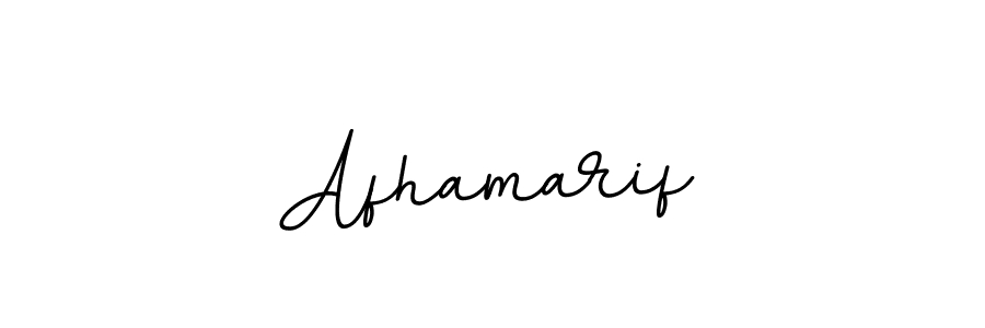 Make a beautiful signature design for name Afhamarif. With this signature (BallpointsItalic-DORy9) style, you can create a handwritten signature for free. Afhamarif signature style 11 images and pictures png