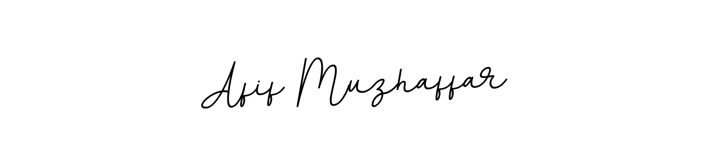 Use a signature maker to create a handwritten signature online. With this signature software, you can design (BallpointsItalic-DORy9) your own signature for name Afif Muzhaffar. Afif Muzhaffar signature style 11 images and pictures png