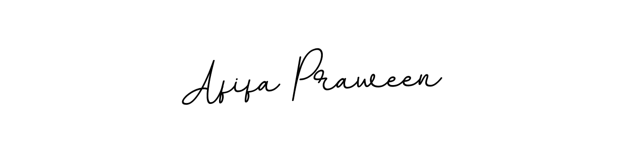 Make a beautiful signature design for name Afifa Praween. With this signature (BallpointsItalic-DORy9) style, you can create a handwritten signature for free. Afifa Praween signature style 11 images and pictures png
