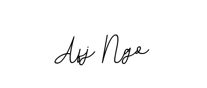 You should practise on your own different ways (BallpointsItalic-DORy9) to write your name (Afj Ngo) in signature. don't let someone else do it for you. Afj Ngo signature style 11 images and pictures png