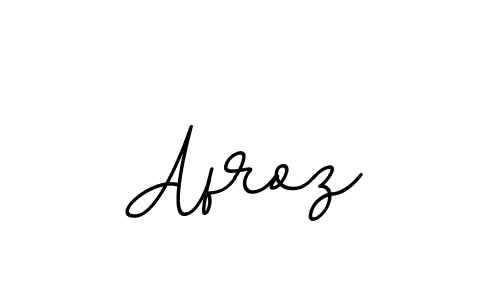 The best way (BallpointsItalic-DORy9) to make a short signature is to pick only two or three words in your name. The name Afroz include a total of six letters. For converting this name. Afroz signature style 11 images and pictures png
