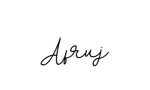 How to make Afruj name signature. Use BallpointsItalic-DORy9 style for creating short signs online. This is the latest handwritten sign. Afruj signature style 11 images and pictures png