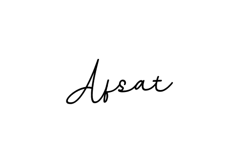 Use a signature maker to create a handwritten signature online. With this signature software, you can design (BallpointsItalic-DORy9) your own signature for name Afsat. Afsat signature style 11 images and pictures png