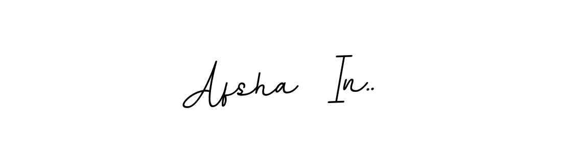 How to make Afsha  In.. name signature. Use BallpointsItalic-DORy9 style for creating short signs online. This is the latest handwritten sign. Afsha  In.. signature style 11 images and pictures png