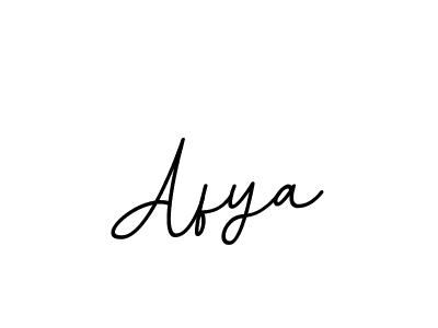 Design your own signature with our free online signature maker. With this signature software, you can create a handwritten (BallpointsItalic-DORy9) signature for name Afya. Afya signature style 11 images and pictures png