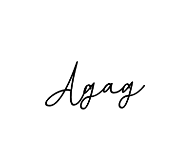 Use a signature maker to create a handwritten signature online. With this signature software, you can design (BallpointsItalic-DORy9) your own signature for name Agag. Agag signature style 11 images and pictures png