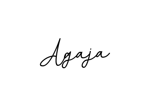 You should practise on your own different ways (BallpointsItalic-DORy9) to write your name (Agaja) in signature. don't let someone else do it for you. Agaja signature style 11 images and pictures png