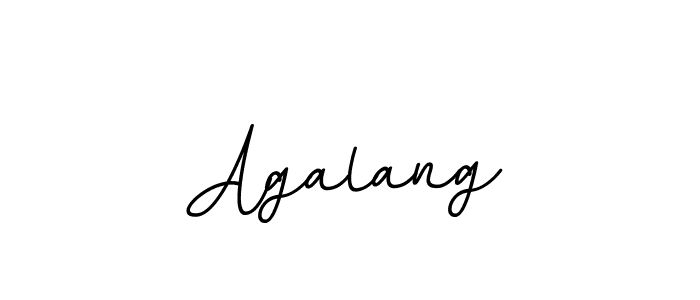 if you are searching for the best signature style for your name Agalang. so please give up your signature search. here we have designed multiple signature styles  using BallpointsItalic-DORy9. Agalang signature style 11 images and pictures png