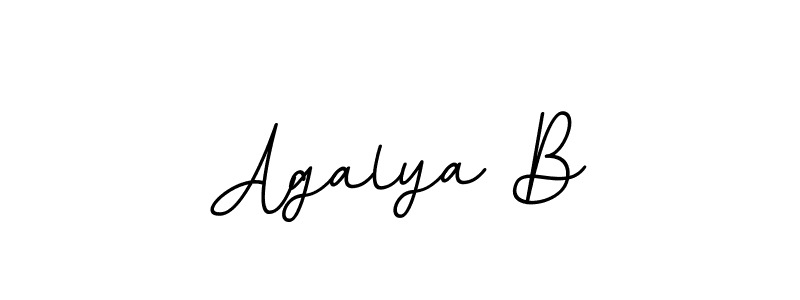 Here are the top 10 professional signature styles for the name Agalya B. These are the best autograph styles you can use for your name. Agalya B signature style 11 images and pictures png