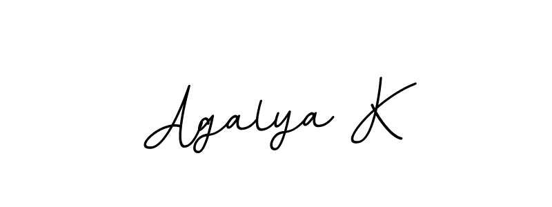 Make a beautiful signature design for name Agalya K. Use this online signature maker to create a handwritten signature for free. Agalya K signature style 11 images and pictures png