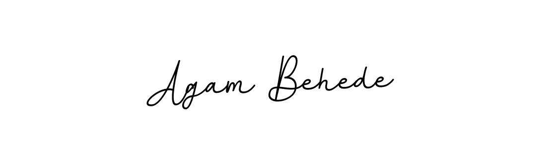 if you are searching for the best signature style for your name Agam Behede. so please give up your signature search. here we have designed multiple signature styles  using BallpointsItalic-DORy9. Agam Behede signature style 11 images and pictures png