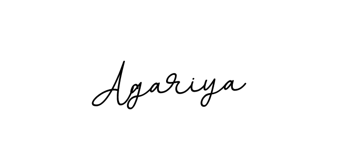 Make a beautiful signature design for name Agariya. With this signature (BallpointsItalic-DORy9) style, you can create a handwritten signature for free. Agariya signature style 11 images and pictures png