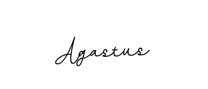 You should practise on your own different ways (BallpointsItalic-DORy9) to write your name (Agastus) in signature. don't let someone else do it for you. Agastus signature style 11 images and pictures png