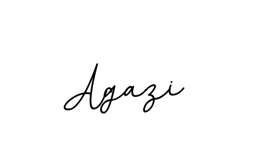 You should practise on your own different ways (BallpointsItalic-DORy9) to write your name (Agazi) in signature. don't let someone else do it for you. Agazi signature style 11 images and pictures png