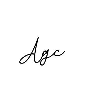 Use a signature maker to create a handwritten signature online. With this signature software, you can design (BallpointsItalic-DORy9) your own signature for name Agc. Agc signature style 11 images and pictures png