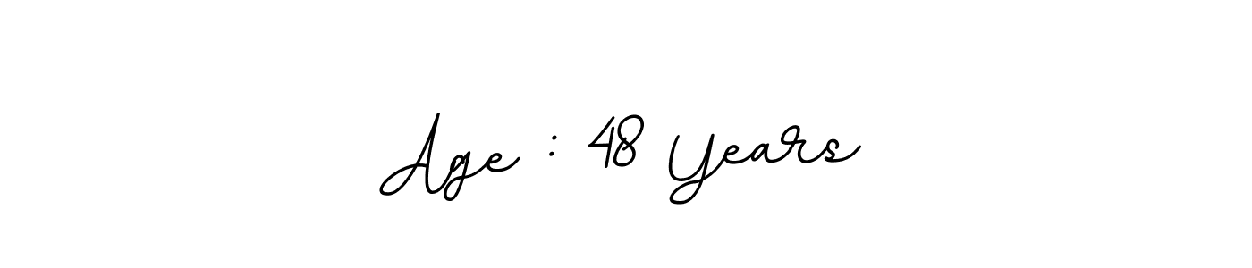 Check out images of Autograph of Age : 48 Years name. Actor Age : 48 Years Signature Style. BallpointsItalic-DORy9 is a professional sign style online. Age : 48 Years signature style 11 images and pictures png