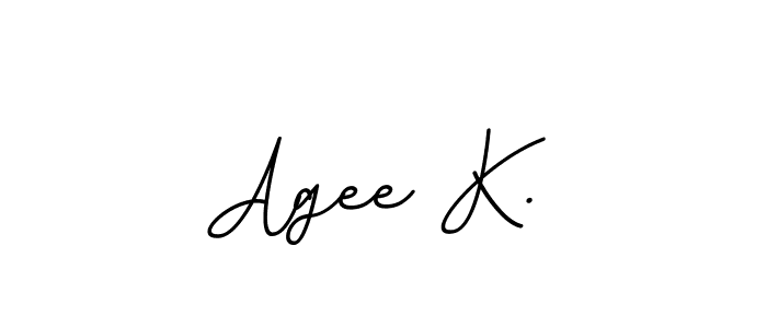 Agee K. stylish signature style. Best Handwritten Sign (BallpointsItalic-DORy9) for my name. Handwritten Signature Collection Ideas for my name Agee K.. Agee K. signature style 11 images and pictures png