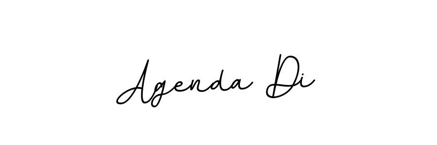 Also we have Agenda Di name is the best signature style. Create professional handwritten signature collection using BallpointsItalic-DORy9 autograph style. Agenda Di signature style 11 images and pictures png