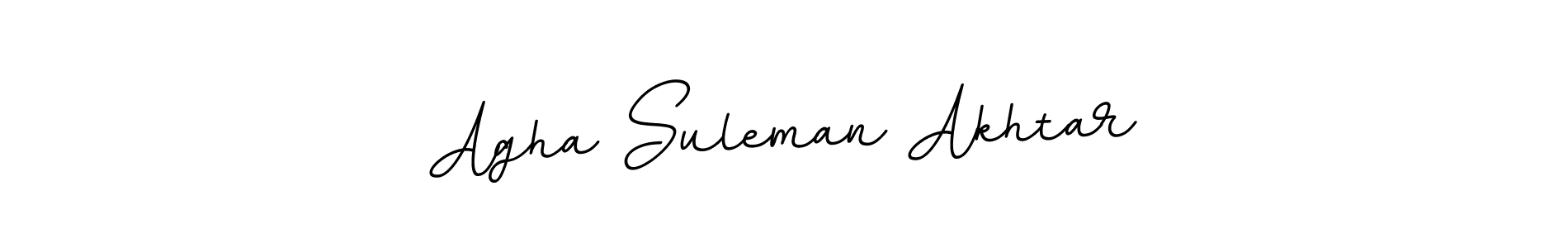 Make a beautiful signature design for name Agha Suleman Akhtar. With this signature (BallpointsItalic-DORy9) style, you can create a handwritten signature for free. Agha Suleman Akhtar signature style 11 images and pictures png