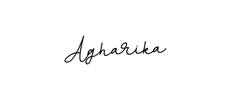 Make a beautiful signature design for name Agharika. With this signature (BallpointsItalic-DORy9) style, you can create a handwritten signature for free. Agharika signature style 11 images and pictures png