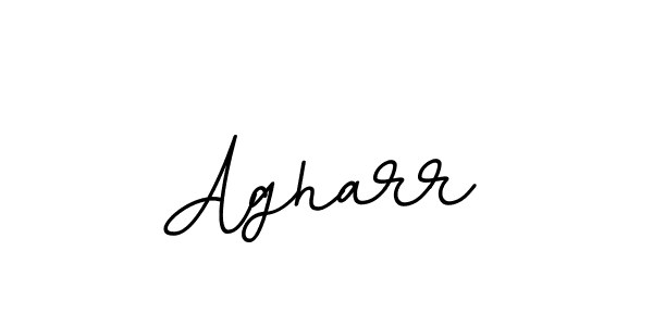 Use a signature maker to create a handwritten signature online. With this signature software, you can design (BallpointsItalic-DORy9) your own signature for name Agharr. Agharr signature style 11 images and pictures png