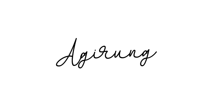 The best way (BallpointsItalic-DORy9) to make a short signature is to pick only two or three words in your name. The name Agirung include a total of six letters. For converting this name. Agirung signature style 11 images and pictures png