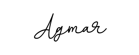 Achieve flawless digital penmanship with Agmar name in BallpointsItalic-DORy9 font. The perfect tool for creating online signatures. Agmar signature style 11 images and pictures png