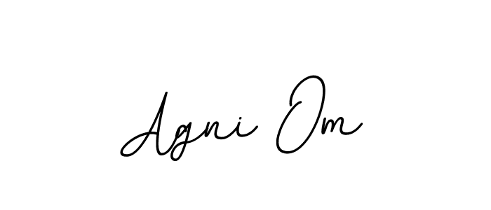 This is the best signature style for the Agni Om name. Also you like these signature font (BallpointsItalic-DORy9). Mix name signature. Agni Om signature style 11 images and pictures png