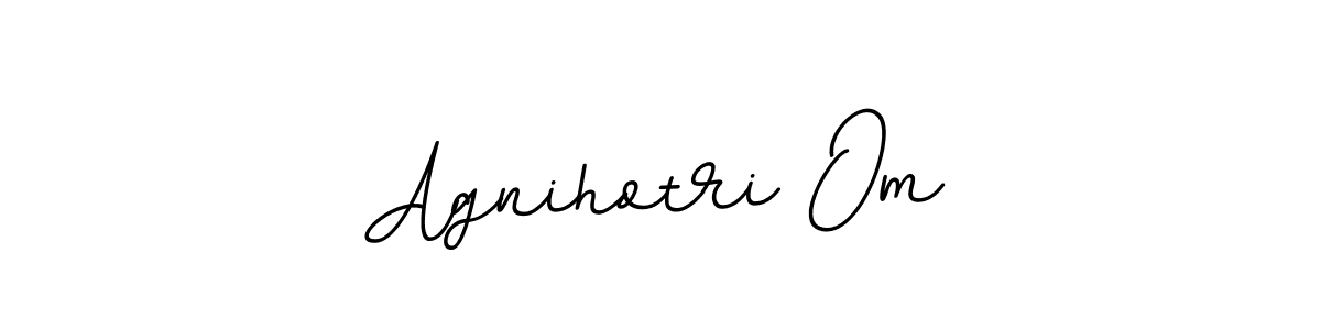 BallpointsItalic-DORy9 is a professional signature style that is perfect for those who want to add a touch of class to their signature. It is also a great choice for those who want to make their signature more unique. Get Agnihotri Om name to fancy signature for free. Agnihotri Om signature style 11 images and pictures png