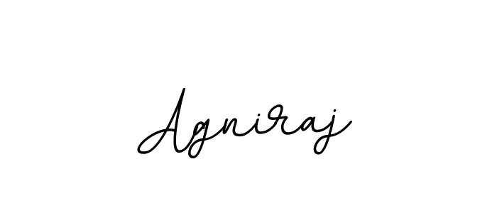 Design your own signature with our free online signature maker. With this signature software, you can create a handwritten (BallpointsItalic-DORy9) signature for name Agniraj. Agniraj signature style 11 images and pictures png