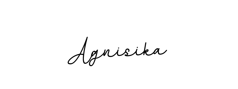 Create a beautiful signature design for name Agnisika. With this signature (BallpointsItalic-DORy9) fonts, you can make a handwritten signature for free. Agnisika signature style 11 images and pictures png