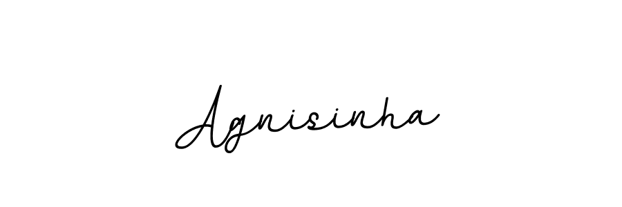 How to make Agnisinha name signature. Use BallpointsItalic-DORy9 style for creating short signs online. This is the latest handwritten sign. Agnisinha signature style 11 images and pictures png