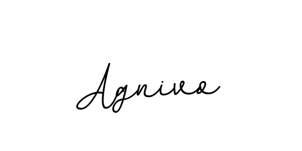 Create a beautiful signature design for name Agnivo. With this signature (BallpointsItalic-DORy9) fonts, you can make a handwritten signature for free. Agnivo signature style 11 images and pictures png