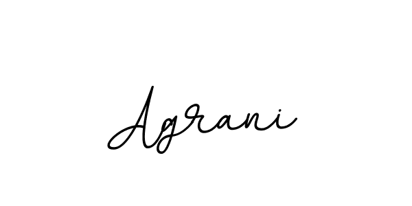Agrani stylish signature style. Best Handwritten Sign (BallpointsItalic-DORy9) for my name. Handwritten Signature Collection Ideas for my name Agrani. Agrani signature style 11 images and pictures png